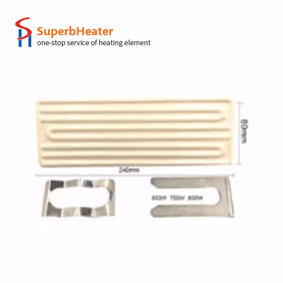 Calentador cerámico infrarrojo eléctrico similar de marca Elstein 245*60mm/hueco/forma plana