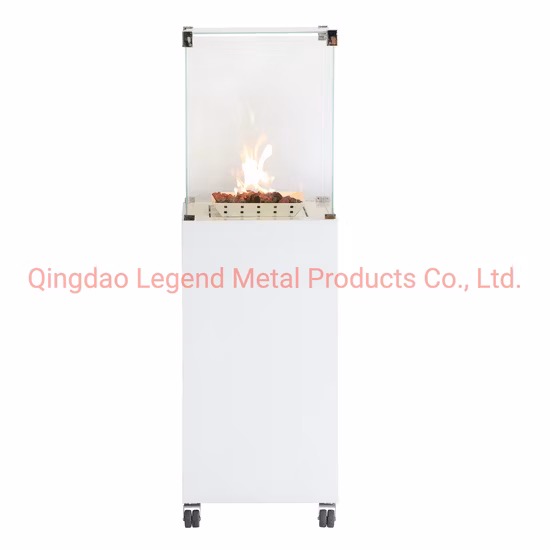 Calentador de gas independiente para patio al aire libre con dispositivo Ods con llama real para uso en jardín